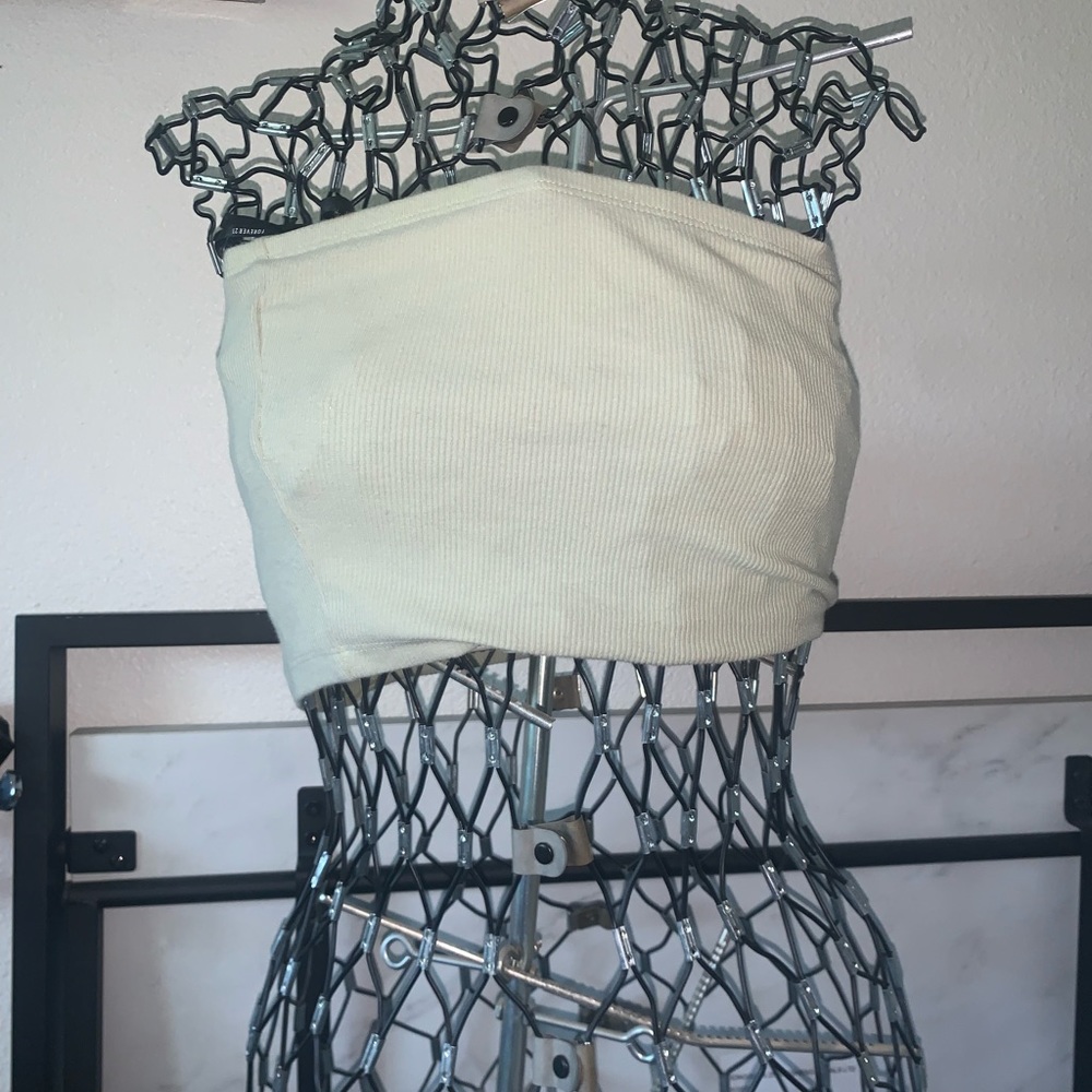 Mint green crop top